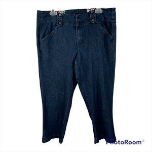 Preswick & Moore Women's Capri Cropped Denim jeans Petite Size 16P